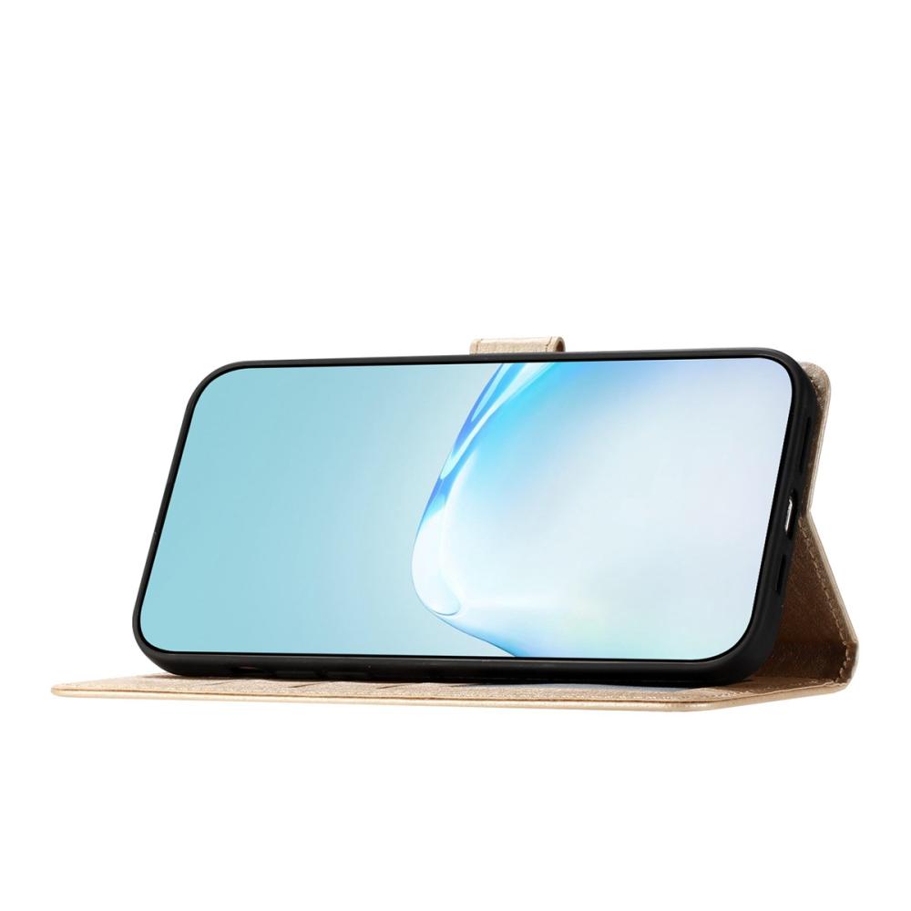  Sony Xperia 10 VII Fodral Läder Guld