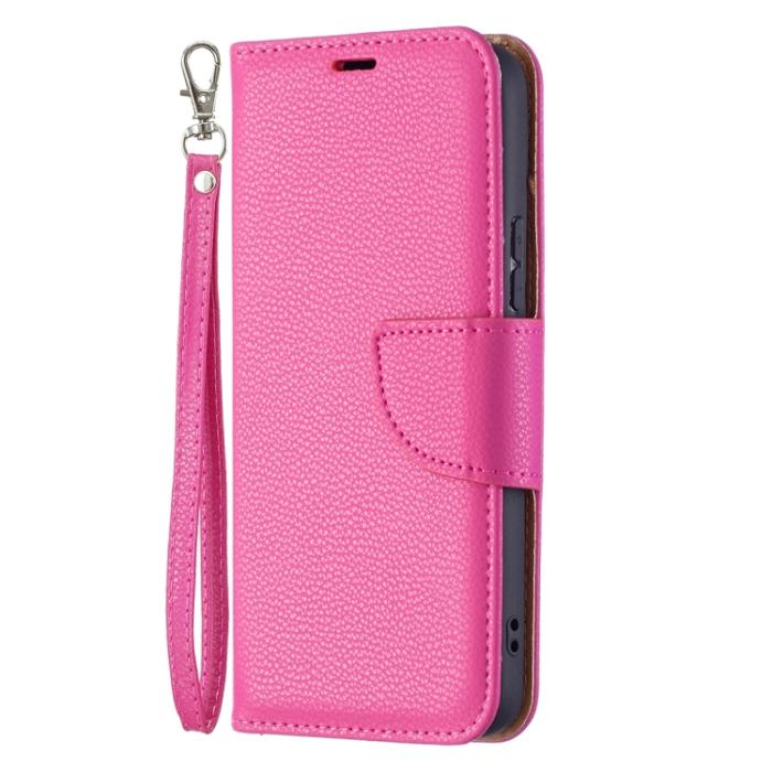 Bild 2,  Samsung Galaxy S22 Fodral Litchi Shark Rosa