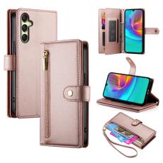  Samsung Galaxy A16 / A26 5G Fodral Med Kortfack Ros&eacute;guld