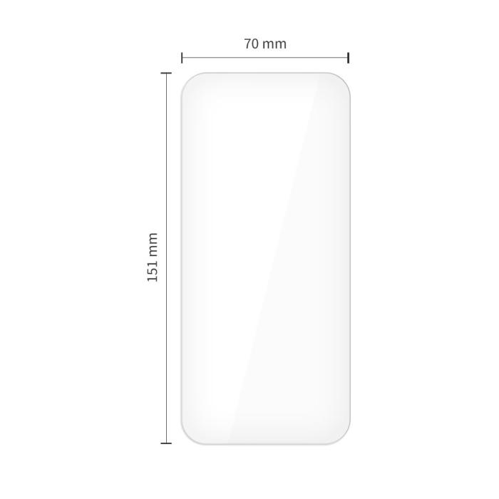 Bild 3, Tech-Protect Tech-Protect iPhone Air 2-PACK Skärmskydd Härdat Glas Transparent
