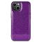 DG.MING DG.MING iPhone 15 Skal Läder Glitter Lila