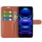  Xiaomi Redmi Note 12 Pro 5G Fodral Litchi Läder Brun