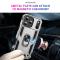  iPhone 17 Pro Skal Shockproof Hybrid Ring Silver