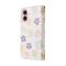 iPhone 17 Fodral RFID Läder Färgglada Blommor