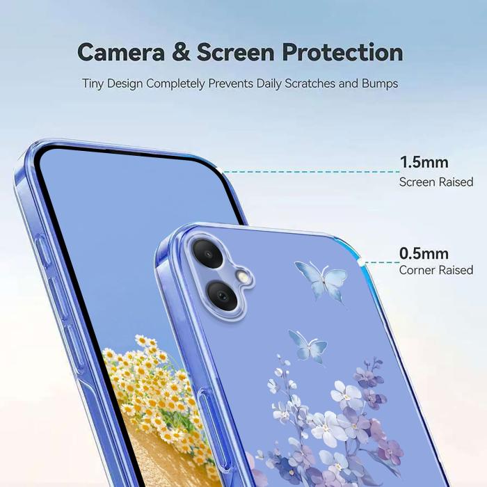 Bild 4,  Samsung Galaxy A07 4G Skal Med Tryck Blommor
