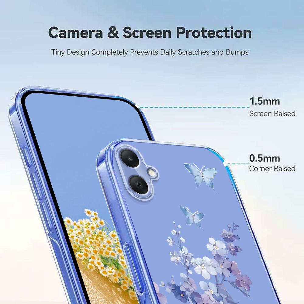  Samsung Galaxy A07 4G Skal Med Tryck Blommor