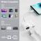  2in1 60W USB-C Till RJ45 Ethernet Adapter Vit