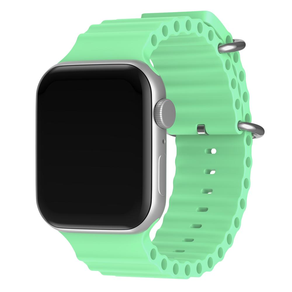 ColorPop Apple Watch 42/41/40/38 mm Armband Ocean Wave Pistasch