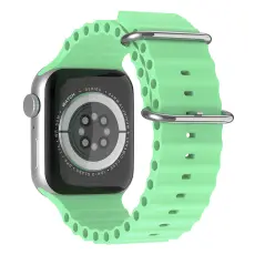 ColorPop Apple Watch 42/41/40/38 mm Armband Ocean Wave Pistasch