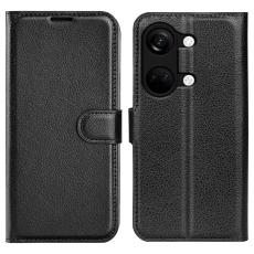  OnePlus Nord 3 5G Fodral Litchi Textur Svart