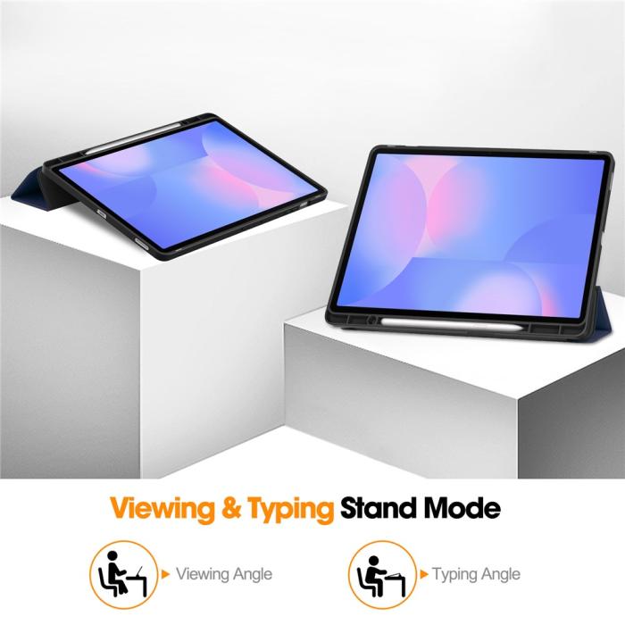 Bild 3,  Samsung Galaxy Tab S10 FE Plus Fodral Tri-Fold Pennhållare