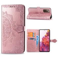  Samsung Galaxy S20 FE - Mandala L&auml;der Fodral - Ros&eacute;guld