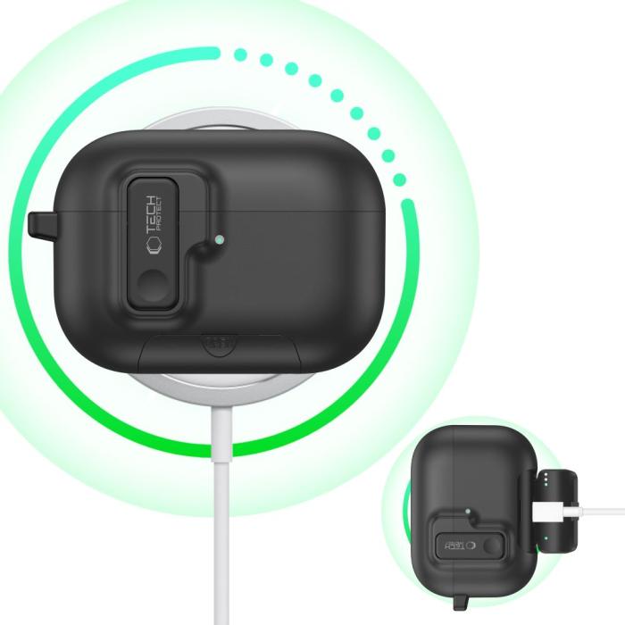 Bild 6, Tech-Protect Tech-Protect AirPods Pro 3 Skal Slim Hook Svart