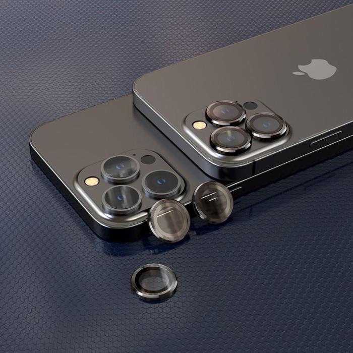 Bild 2, HOFI HOFI iPhone 13 Pro / 13 Pro Max Linsskydd Härdat Glas Pro+