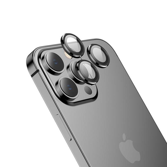 Bild 5, HOFI HOFI iPhone 13 Pro / 13 Pro Max Linsskydd Härdat Glas Pro+