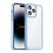  iPhone 14 Pro Max Skal Akryl/TPU Transparent/Blå