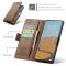 CASEME CASEME Redmi Note 14 Pro/Pro Plus 5G Fodral RFID Läder Brun