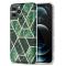  iPhone 12 Pro Max - Lyxigt Marmor TPU Skal - Grön