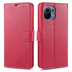 AZNS Xiaomi Mi 11 - AZNS L&auml;der Fodral - Rosa