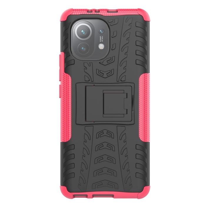 Bild 5,  Xiaomi Mi 11 - Ultimata Stöttåliga Skalet med Stöd - Rosa