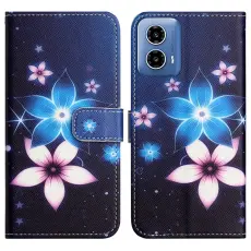  Motorola Moto G35 5G Fodral Med Tryck Blommor