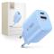 Tech-Protect Tech-Protect 30W Väggladdare PD QC3.0 USB-C / USB-A Baby Blue