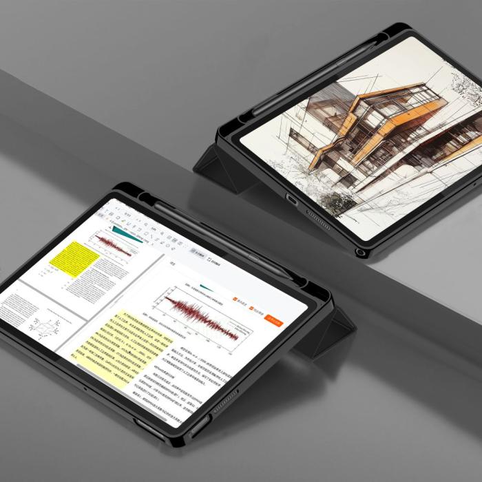 Bild 6, Tech-Protect Tech-Protect Lenovo Tab 10.1 2025 Fodral SmartCase Pennhållare Svart