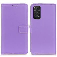  Xiaomi Redmi Note 11 4G Fodral L&auml;der Lila