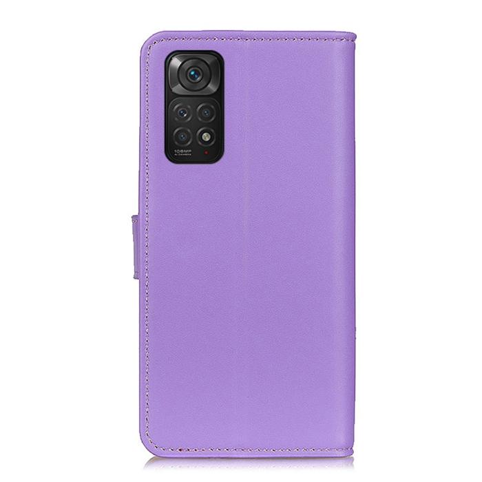 Bild 3,  Xiaomi Redmi Note 11 4G Fodral Läder Lila