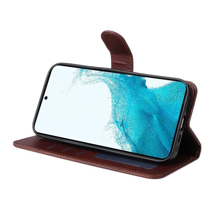 Bild 3,  Samsung Galaxy A54 5G Fodral Läder Brun