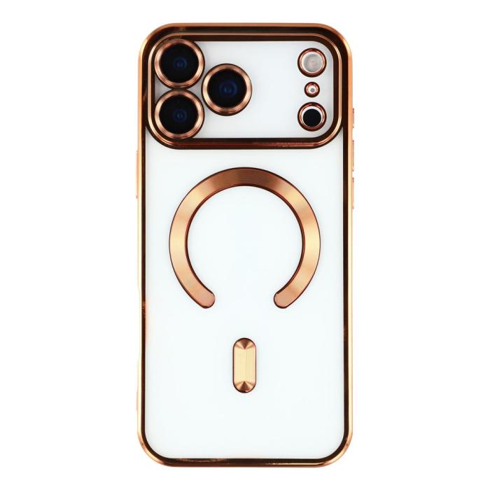 Bild 3,  iPhone 17 Pro Max Skal MagSafe Electroplated TPU Koppar