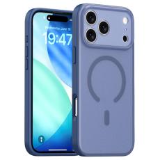  iPhone 17 Pro Max Skal MagSafe Skin Feel Frosted Bl&aring;