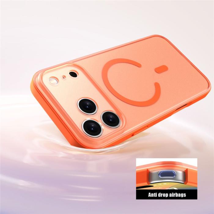 Bild 3,  iPhone 17 Pro Max Skal MagSafe Skin Feel Frosted Blå