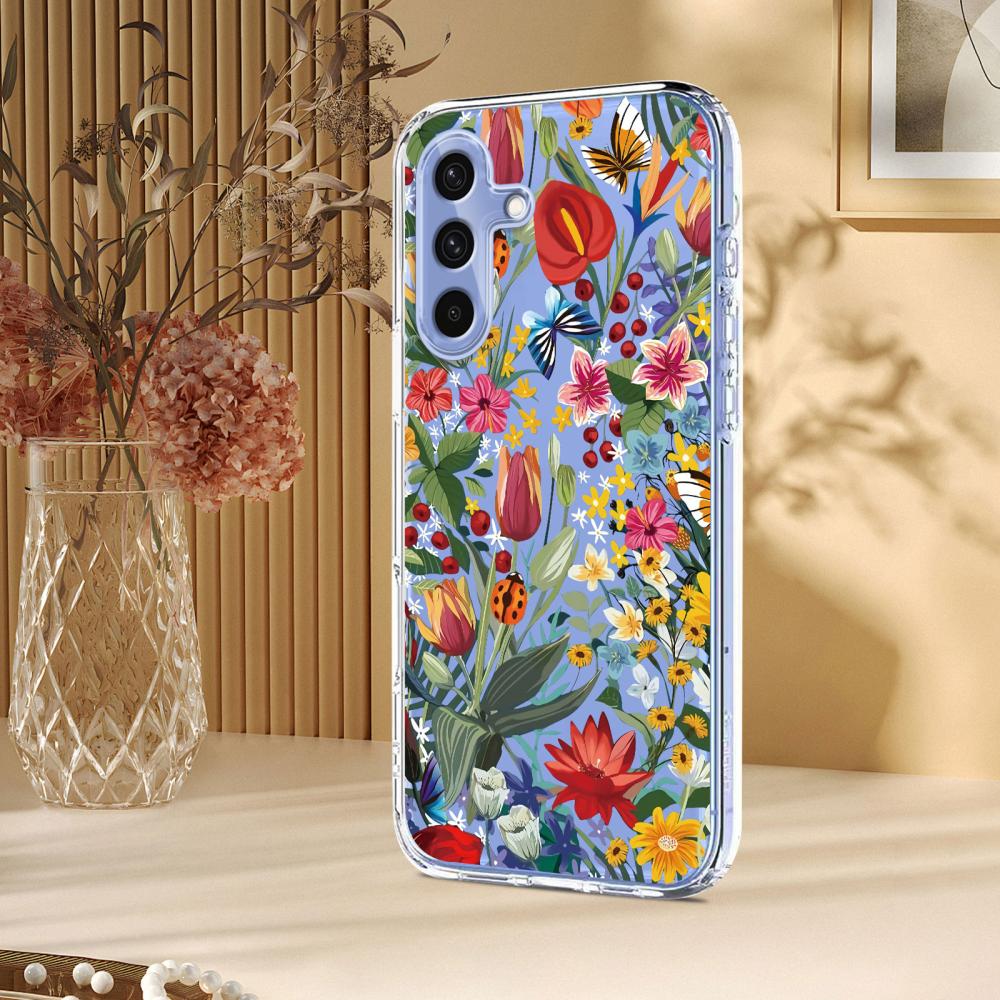  Samsung Galaxy A37 5G Skal Med Tryck Blommor