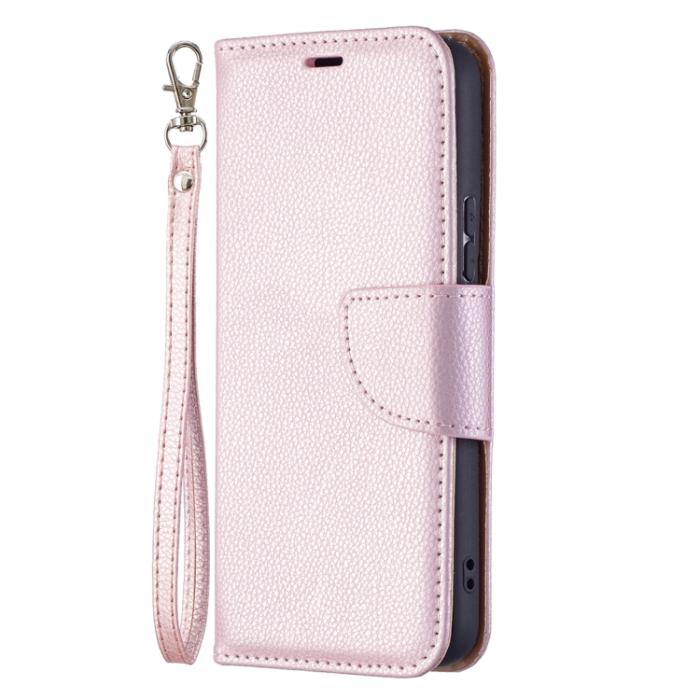 Bild 2,  Samsung Galaxy S22 Fodral Litchi Shark Roséguld