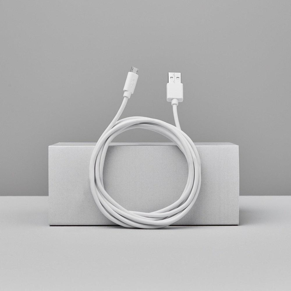 Smartline Smartline 3m Micro USB Laddningskabel Vit