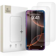 Tech-Protect Tech-Protect iPhone 17 Pro Max/16 Pro Max 2-PACK Sk&auml;rmskydd H&auml;rdat Glas