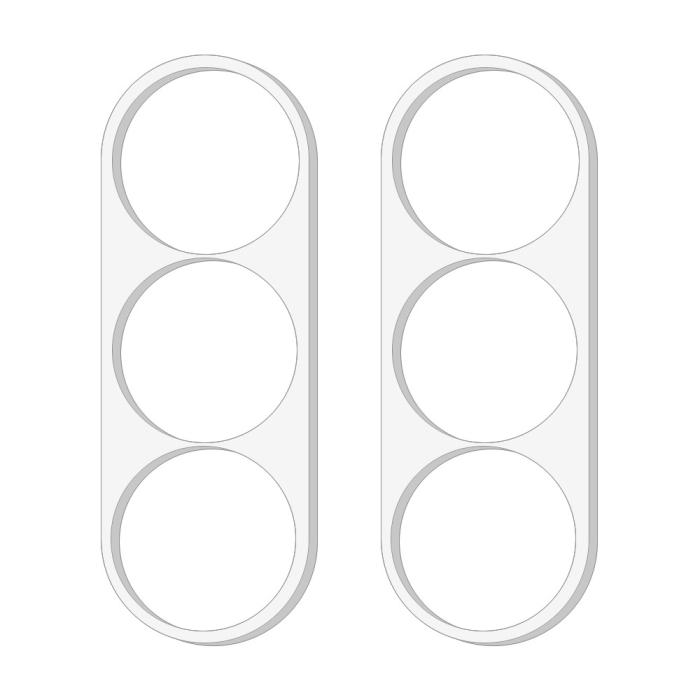 Bild 2,  Samsung Galaxy Z Fold 8 Ultra 2-PACK Linsskydd Härdat Glas