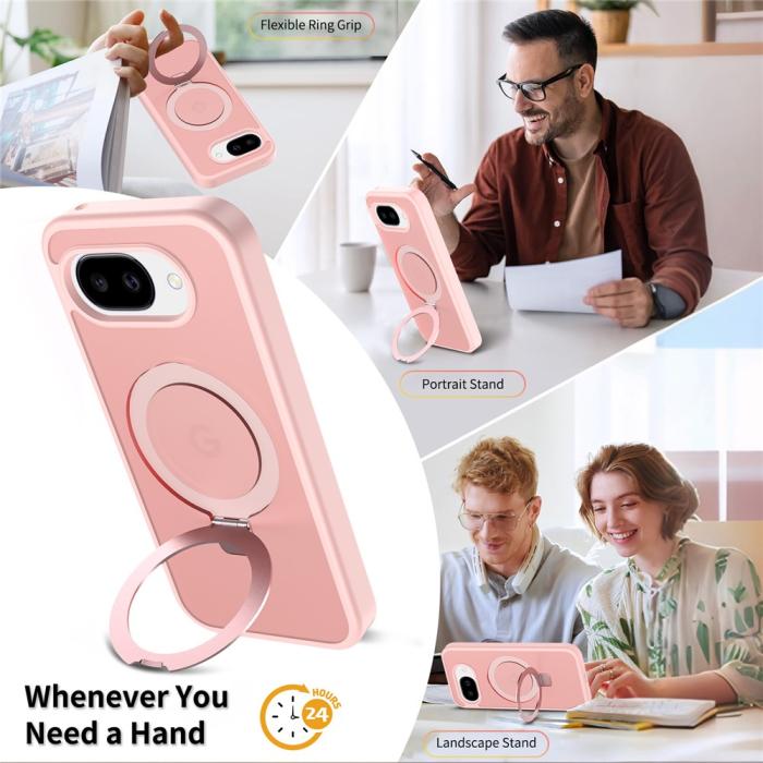 Bild 3,  Google Pixel 10a Skal MagSafe Kickstand Hybrid Rosa