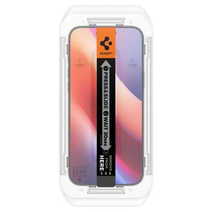 Bild 5, Spigen Spigen iPhone 17 / 17 Pro / 16 Pro 2-PACK GLAS.tR 