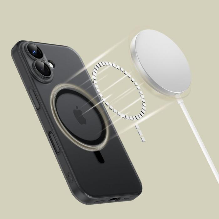Bild 3, Tech-Protect Tech-Protect iPhone 16 Skal MagSafe MagSlim Matt Svart