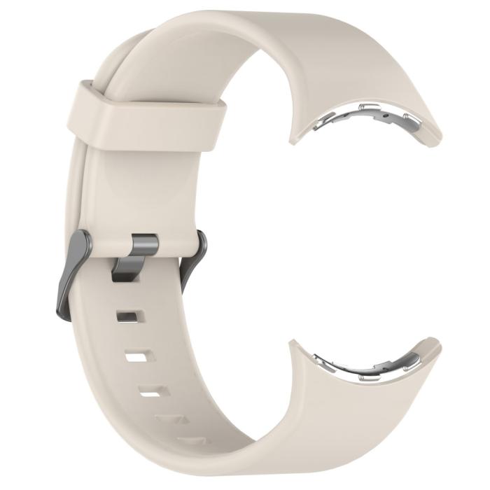 Bild 2,  Google Pixel Watch 4 / 3 45 mm Armband Silikon Beige