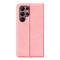  Samsung Galaxy S23 Ultra Fodral Flip Skin Touch Rosa