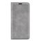  Samsung Galaxy S23 Ultra Fodral Flip Skin Touch Grå