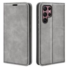  Samsung Galaxy S23 Ultra Fodral Flip Skin Touch Gr&aring;