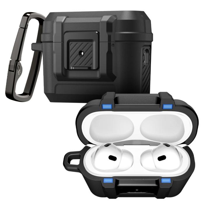 Bild 2, Spigen Spigen AirPods Pro 3 Skal LockFit Matt Svart