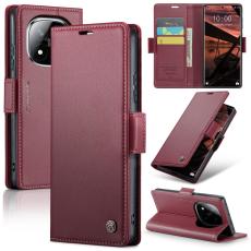 CASEME CASEME Redmi Note 14 Pro/Pro Plus 5G Fodral RFID L&auml;der R&ouml;d