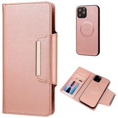  iPhone 12 / 12 Pro - 2in1 Magnet Fodral - Ros&eacute;guld