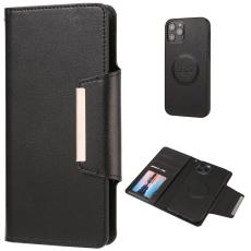  iPhone 12 / 12 Pro - 2in1 Magnet Fodral - Svart