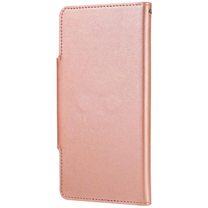 Bild 2,  iPhone 12 / 12 Pro - 2in1 Magnet Fodral - Roséguld